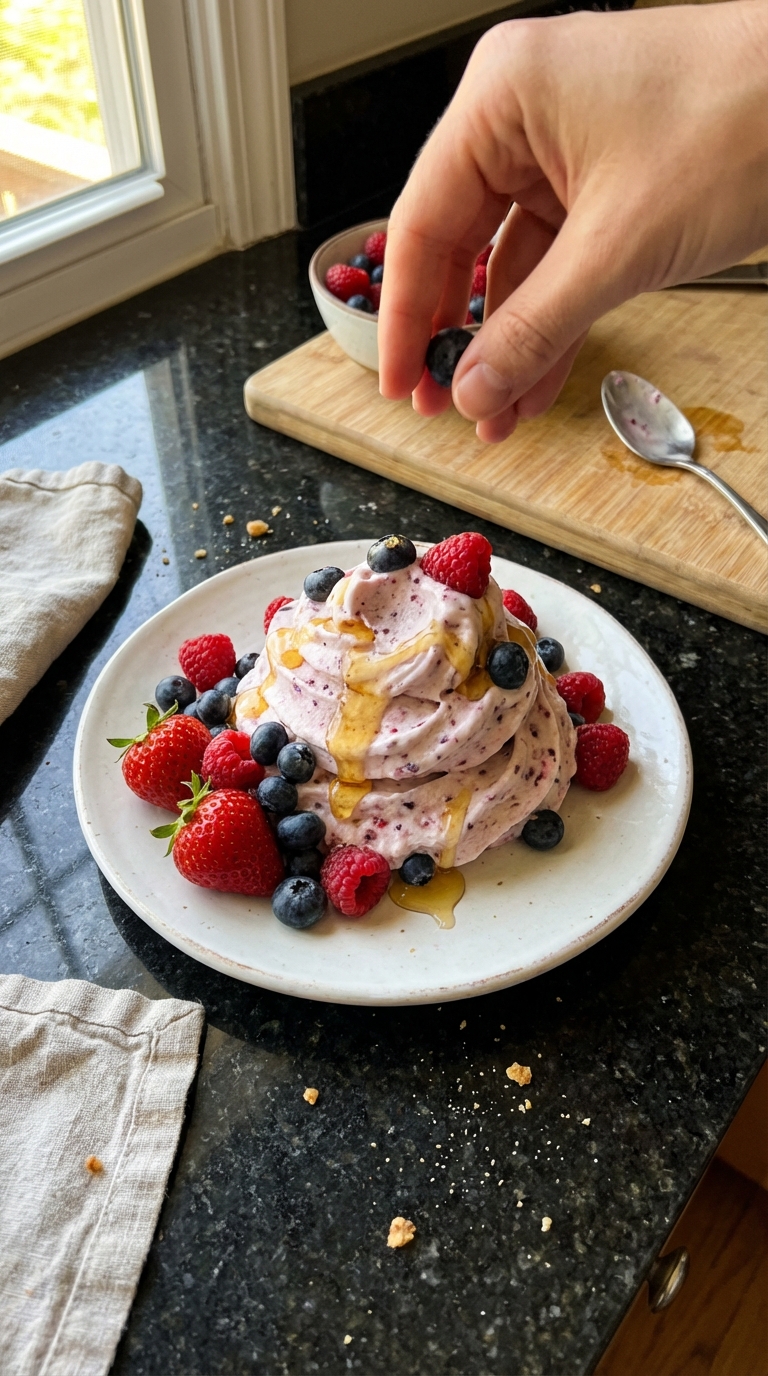 Frozen Yogurt Berry Serenade