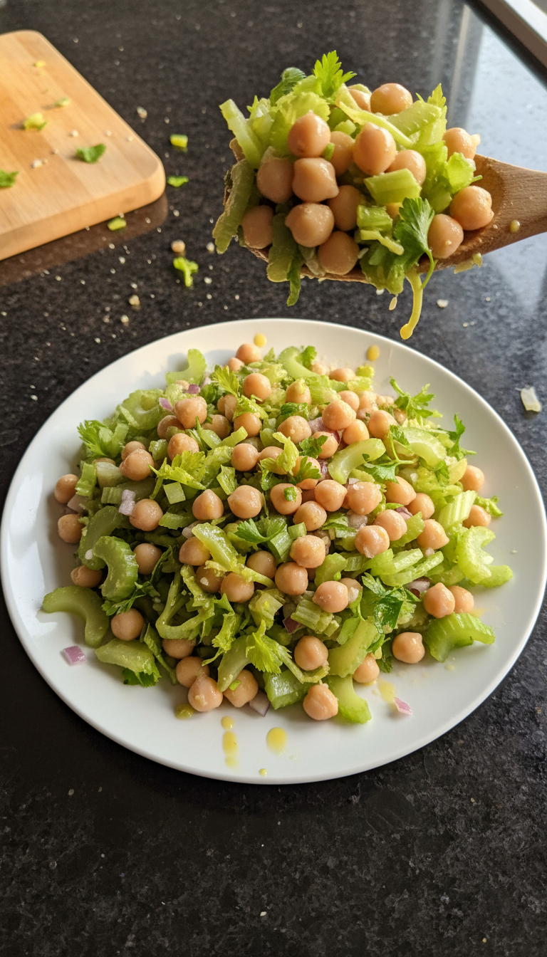 Celery and Chickpea Salad