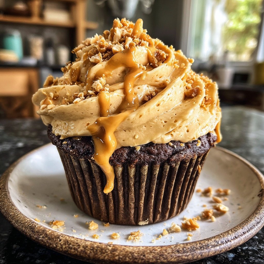 Peanut Butter Cupcake Indulgence