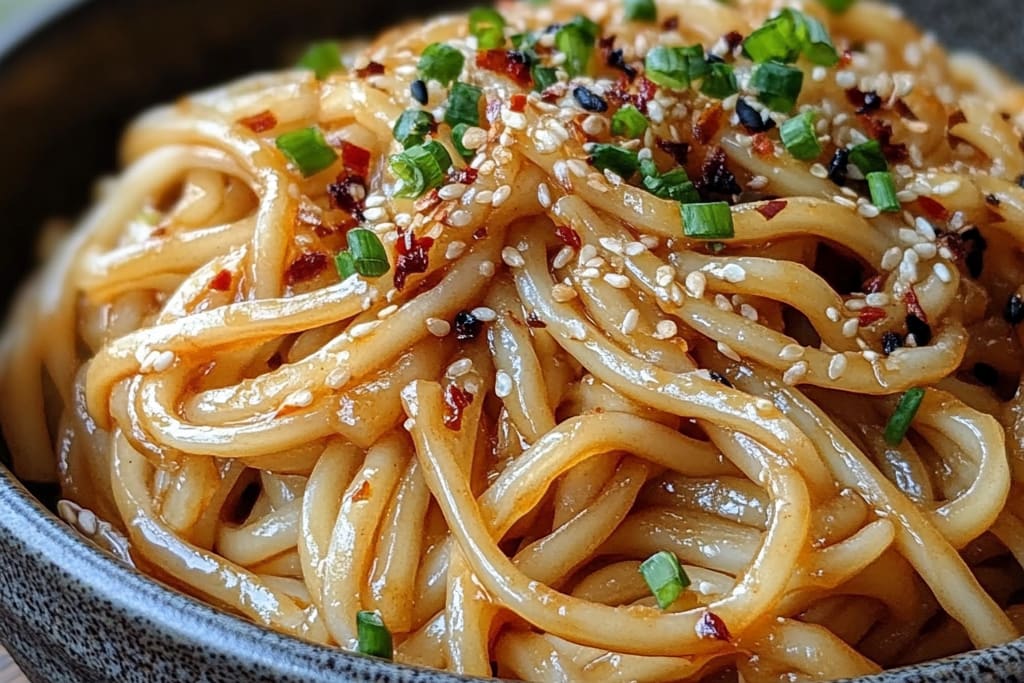 Quick Garlic Sesame Noodles: An Incredible Dairy-Free Delight