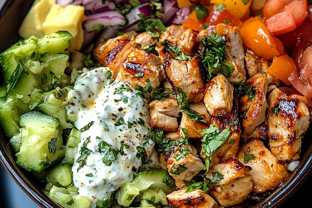 Greek Chicken Tzatziki Bowls: An Incredible Ultimate Recipe