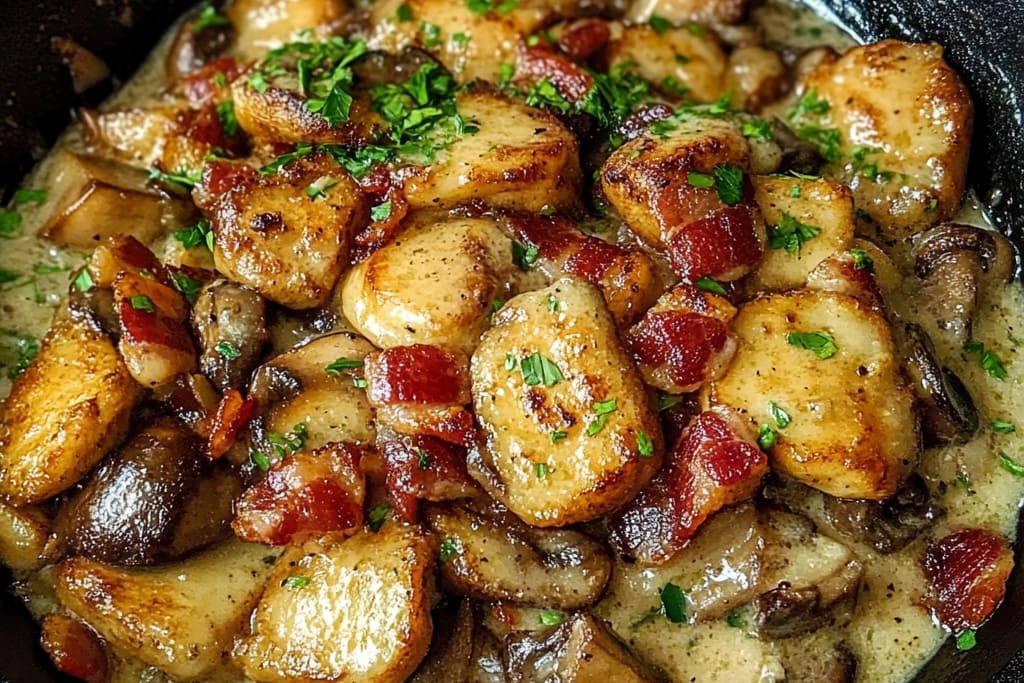 Keto Bacon Mushroom Skillet: An Incredible 5-Minute Recipe for Flavor Enthusiasts