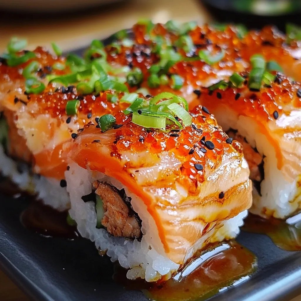 Spicy Salmon Sushi Bake