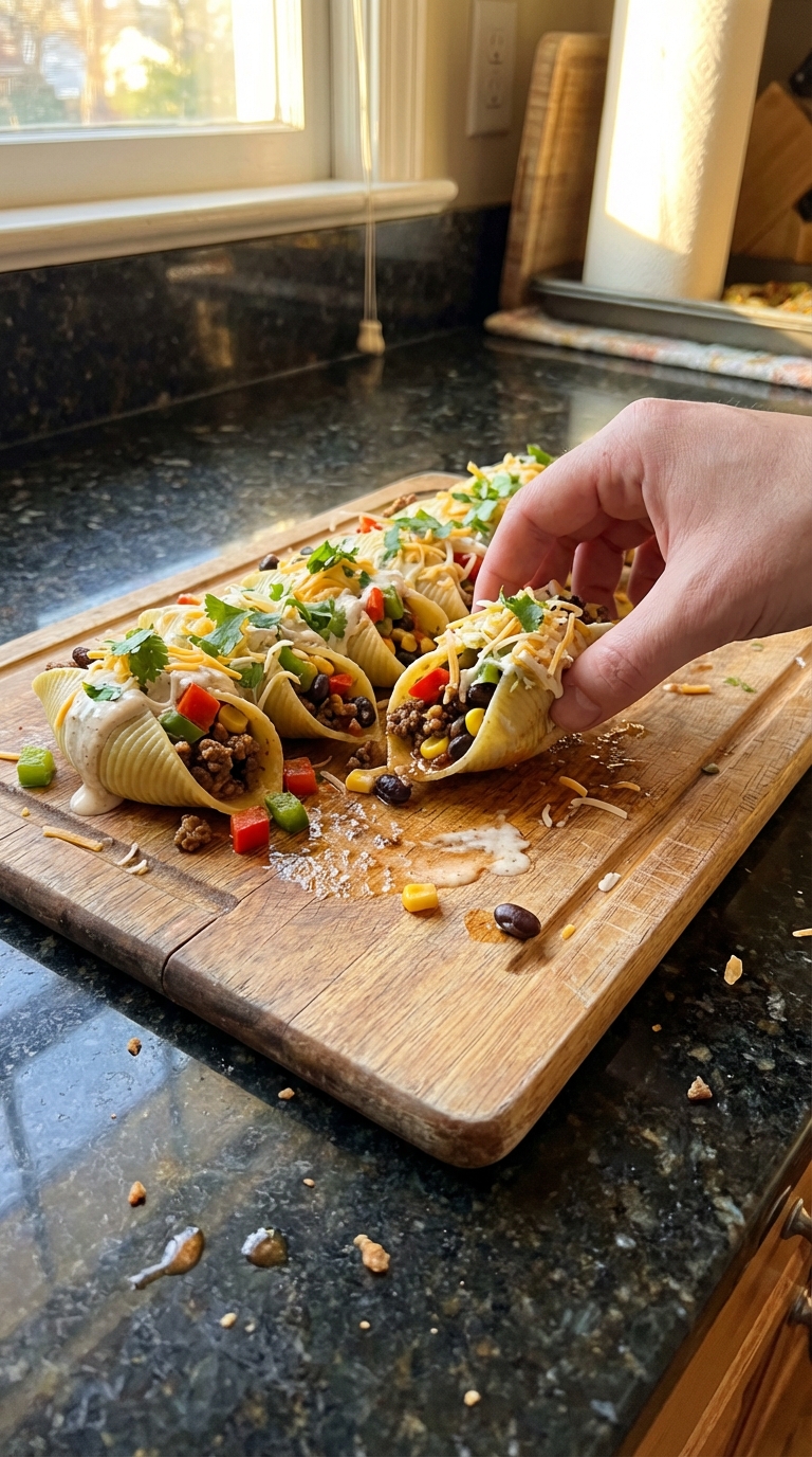 Lively Taco Pasta Salad Rolls