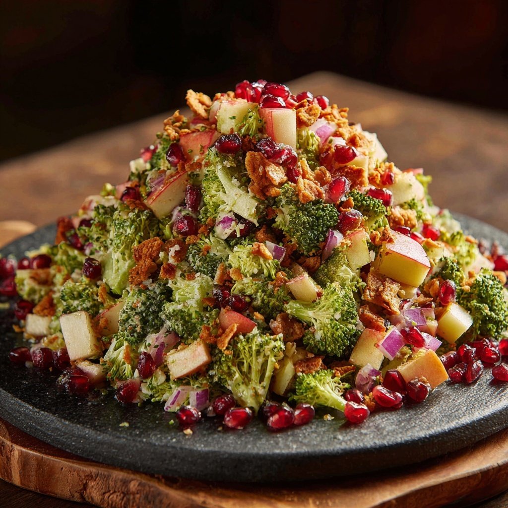 Vibrant Broccoli and Apple Chaat