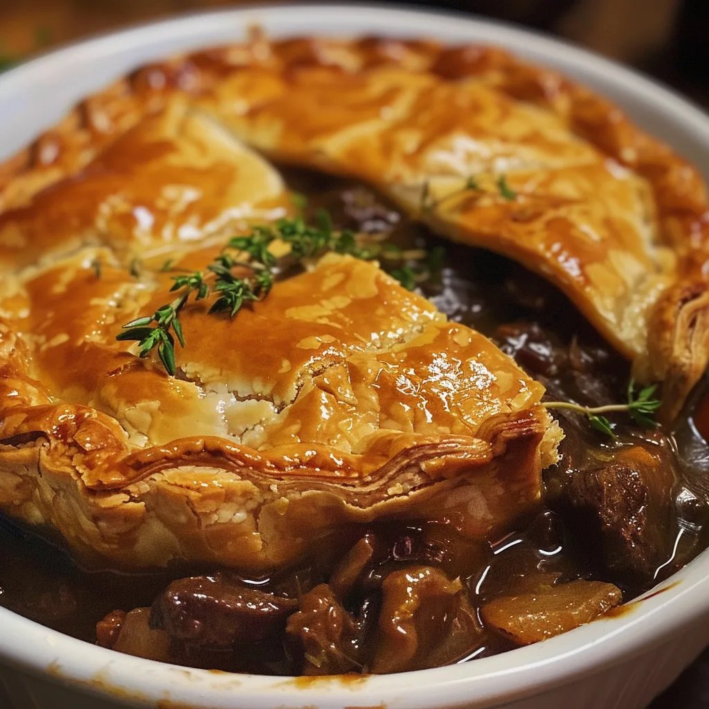 Guinness Braised Beef Pot Pie