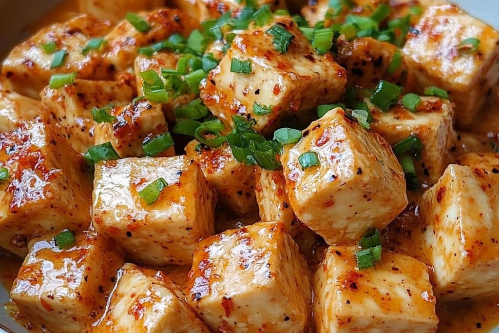 Spicy Tofu with Coconut Sauce: An Amazing Ultimate 5-Ingredient Recipe