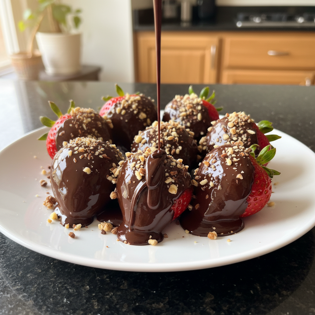 Decadent Chocolate Dipped Strawberries