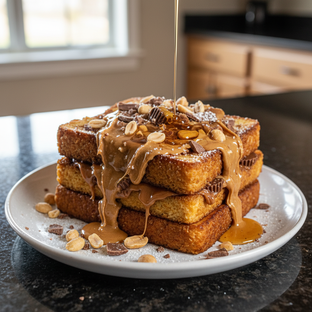 Peanut Butter Cup French Toast