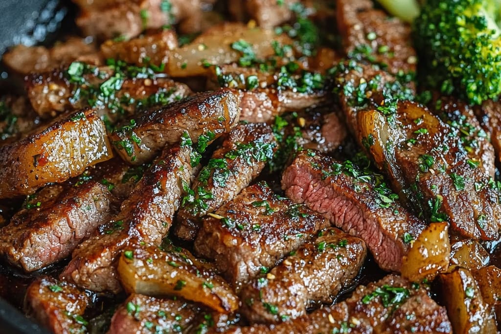 Lemon Garlic Steak and Broccoli Skillet: An Amazing Ultimate Recipe