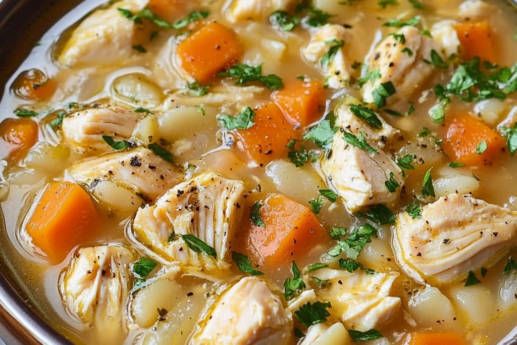 Greek Lemon Chicken Soup: An Amazing Ultimate Comforting Mediterranean Classic