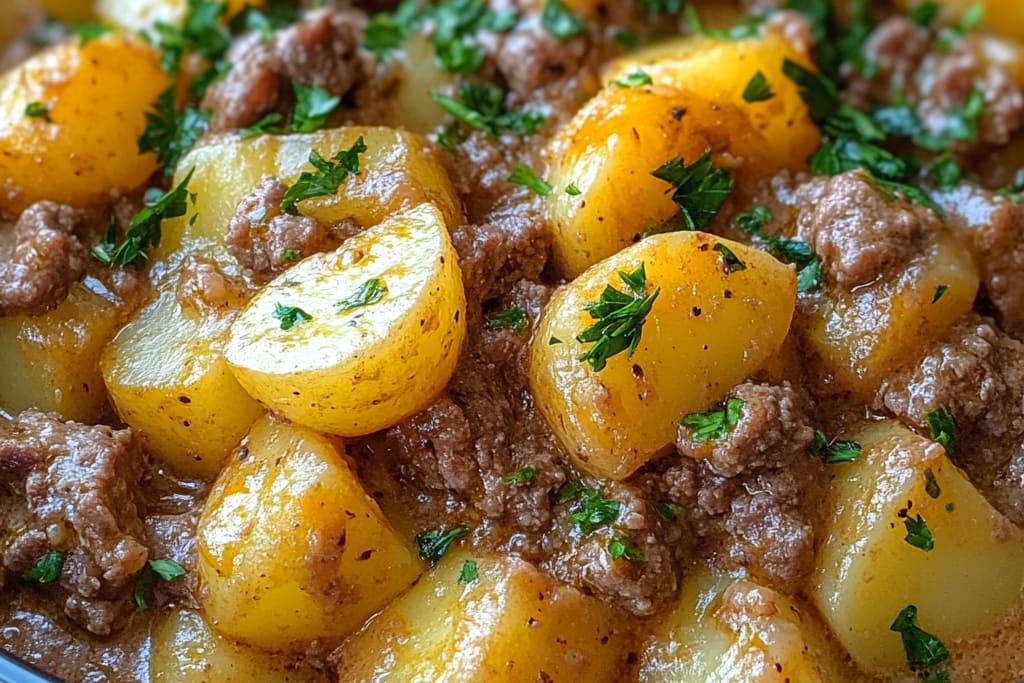 Slow Cooker Beef and Potato Casserole: An Incredible 1-Pot Comfort in Every Bite
