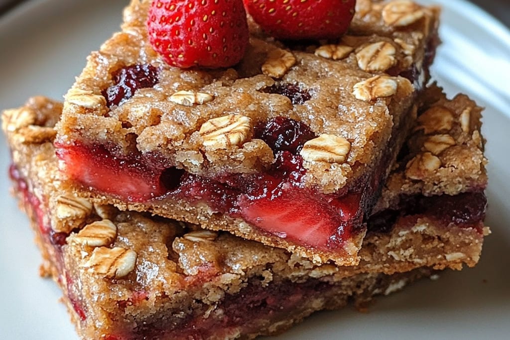 Healthy Strawberry Oatmeal Bars: An Amazing Ultimate Snack Recipe