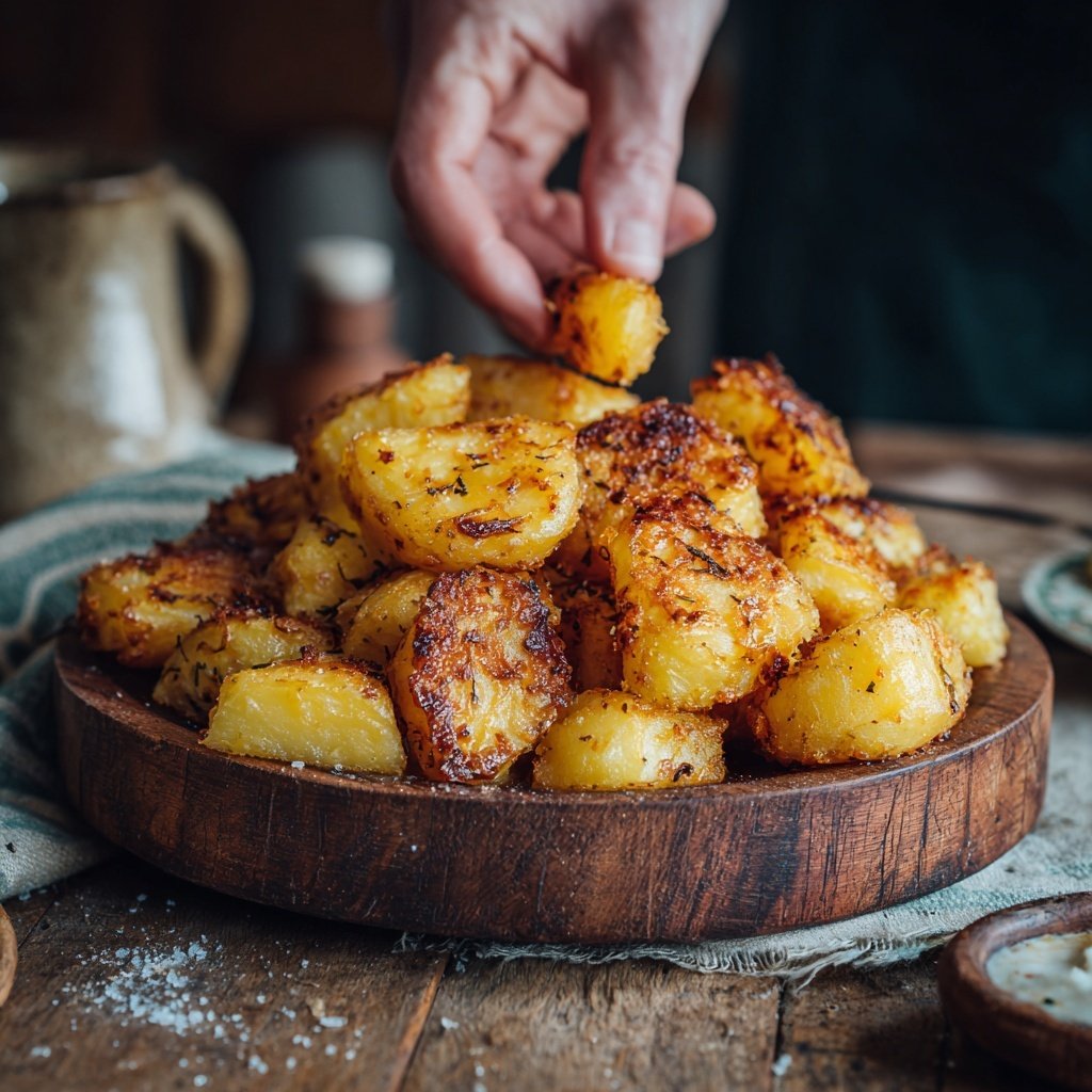 Crispy Salt and Vinegar Potatoes