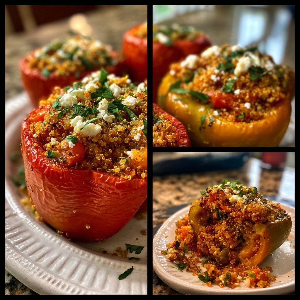 Mediterranean Stuffed Bell Peppers
