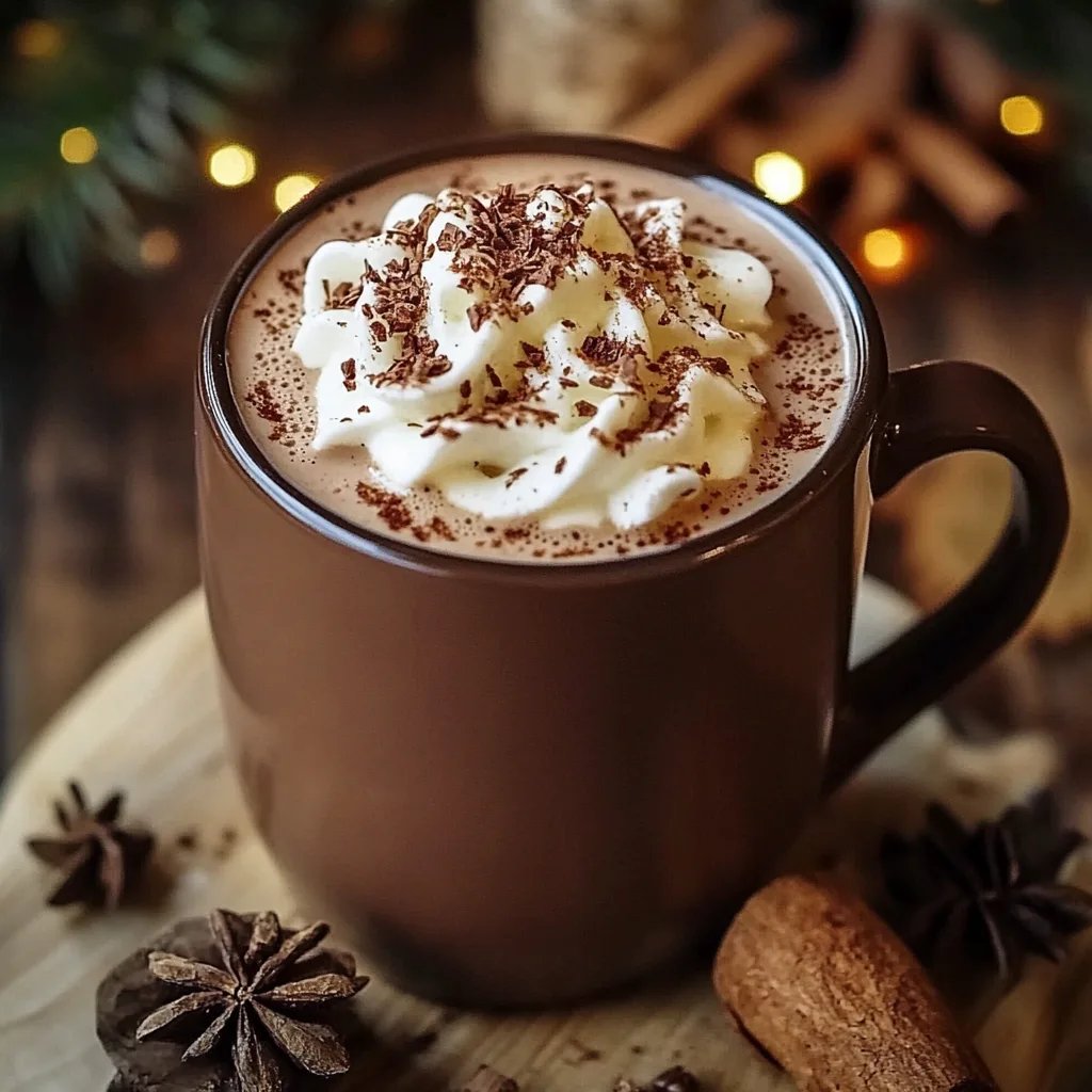 Gingerbread Hot Chocolate Recipe
