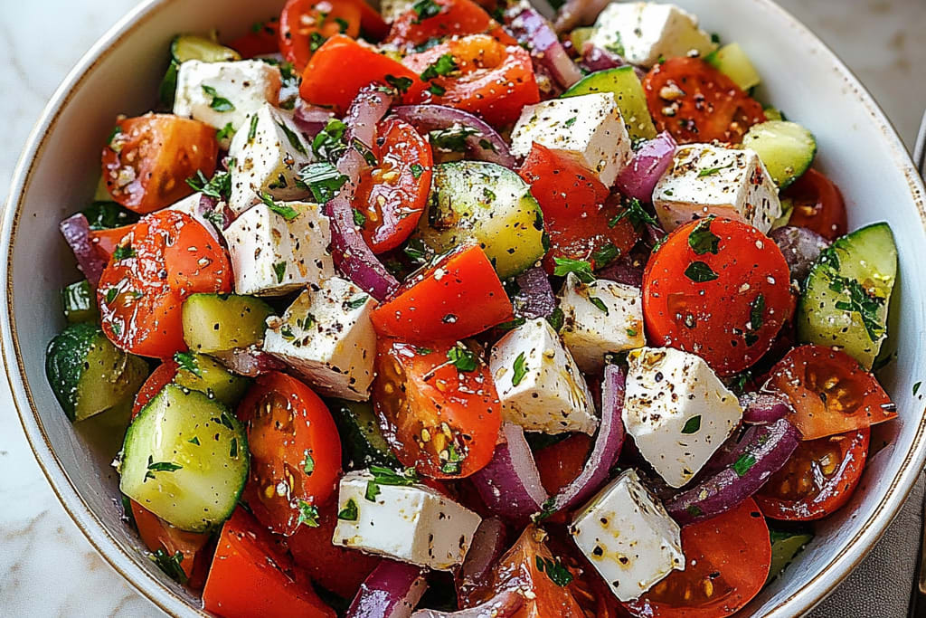Vegan Greek Salad: An Amazing Ultimate Recipe You’ll Love