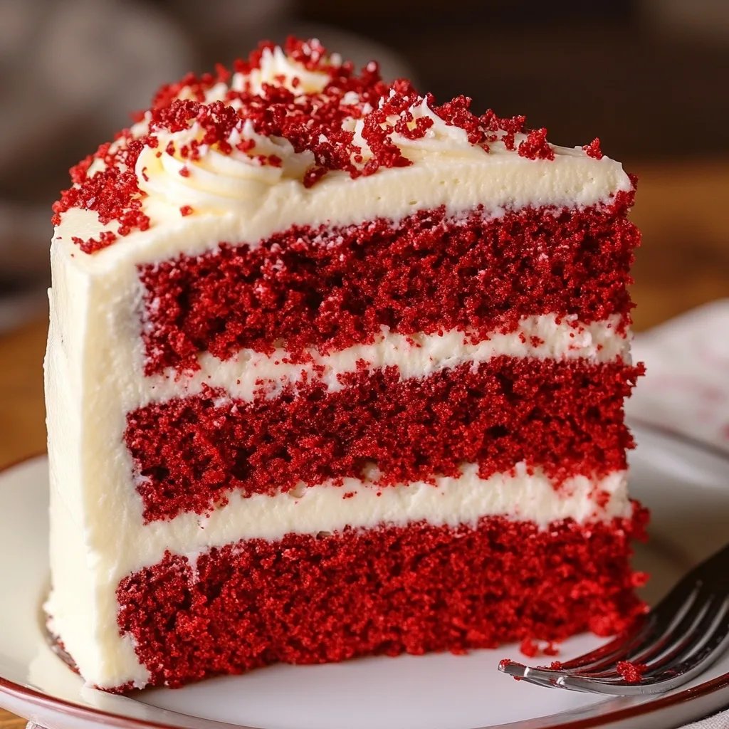 Very Moist & Soft Red Velvet Cake