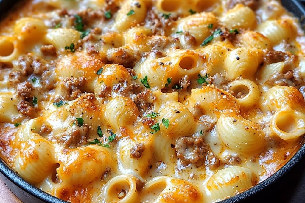 Creamy Beef and Shells: An Amazing Ultimate One-Pot Wonder