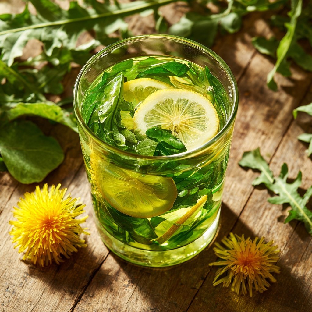 Refreshing Dandelion Herb Infusion