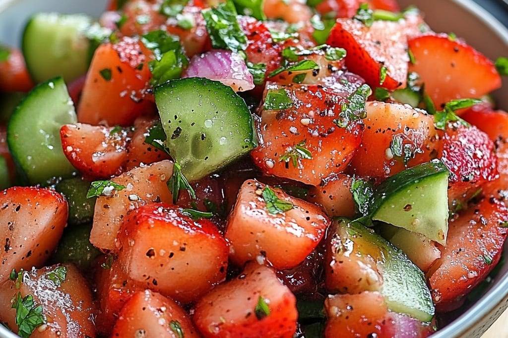 Cucumber Strawberry Salad: An Incredible Summer Delight Recipe