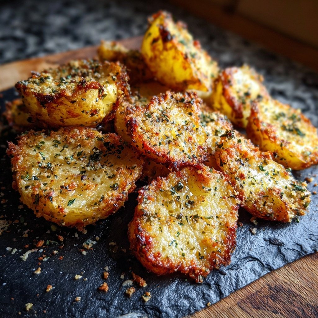 Parmesan Crusted Airfryer Potatoes