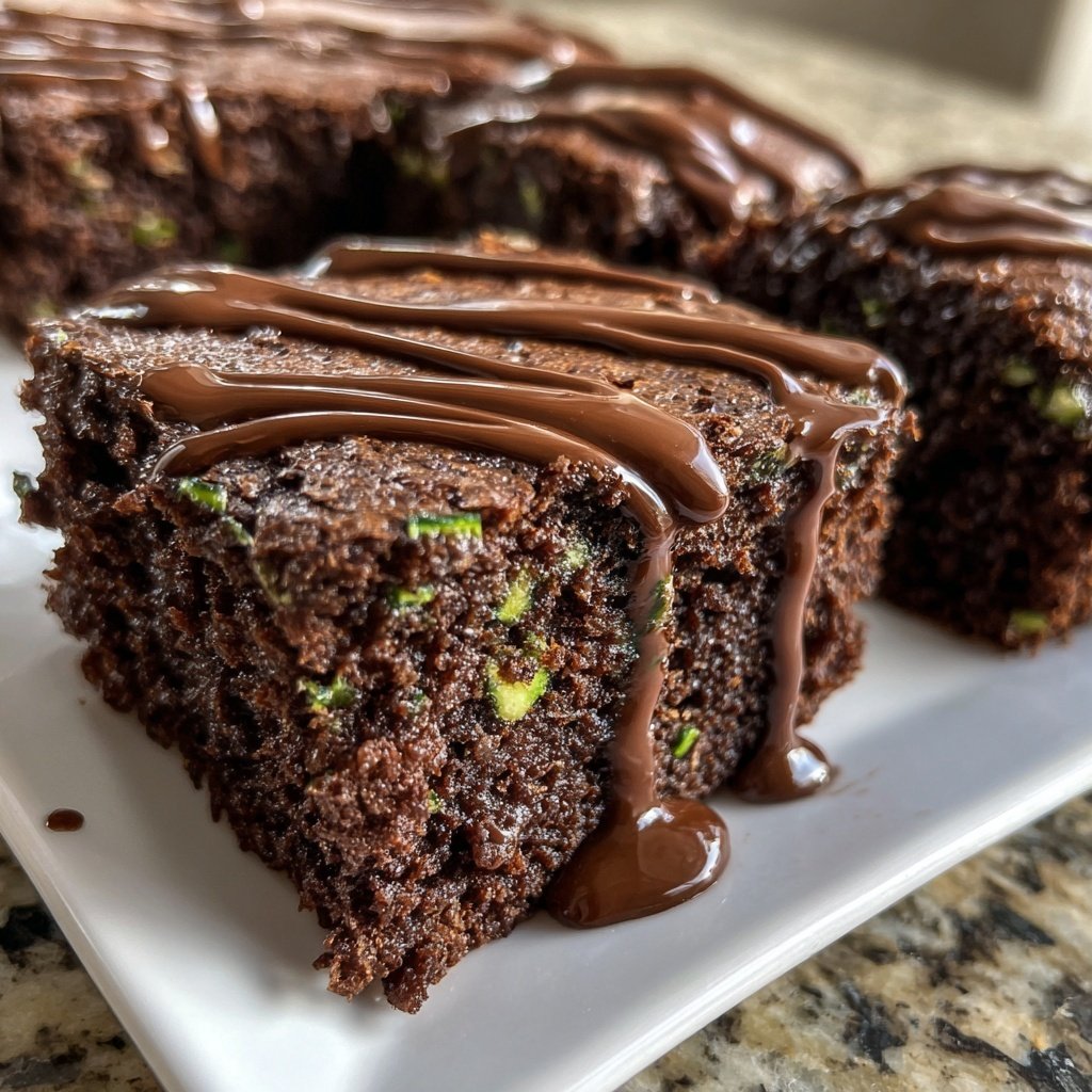 Chocolate Zucchini Snack Cake