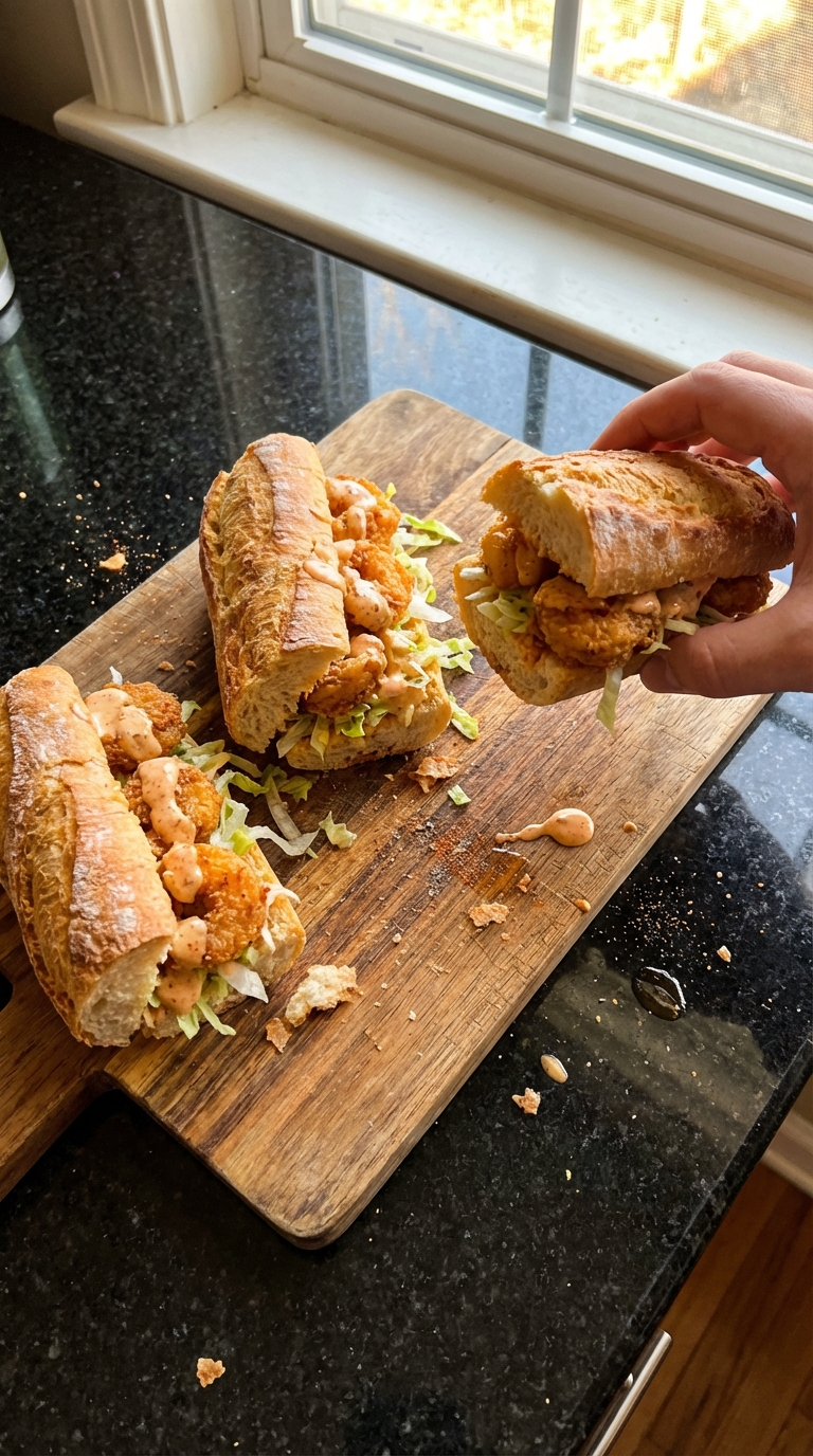 Mini Shrimp Po' Boys